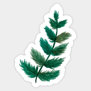 Green leafs Sticker